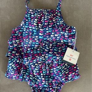 NWT vineyard vines x target ruffle one piece